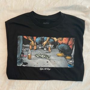 DGK dice black tee. Size Medium